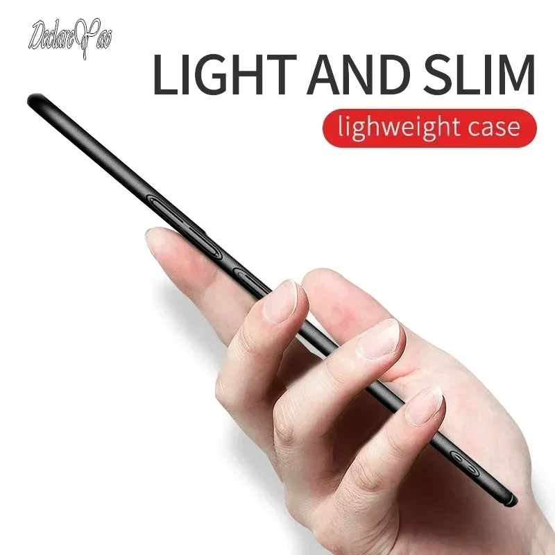 DECLAREYAO Light Slim PC Matte Particles Hard Coque для Samsung Galaxy S25 Ultra S24 Plus S23 FE S22 S21 S20 S10 5G Чехол