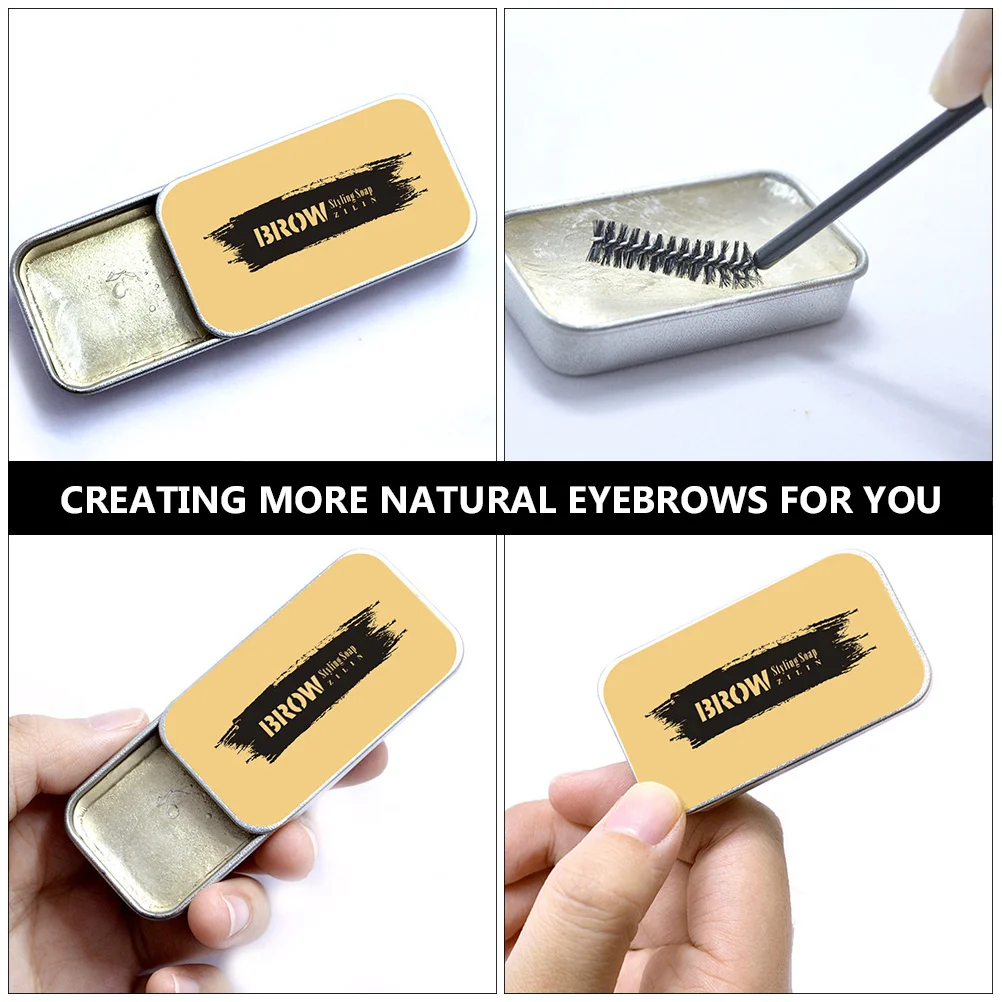 3 set kit di pennelli per crema per lo styling delle sopracciglia materiale premium sicuro e sano texture uniforme kit per lo styling delle sopracciglia in gel per modellare le sopracciglia