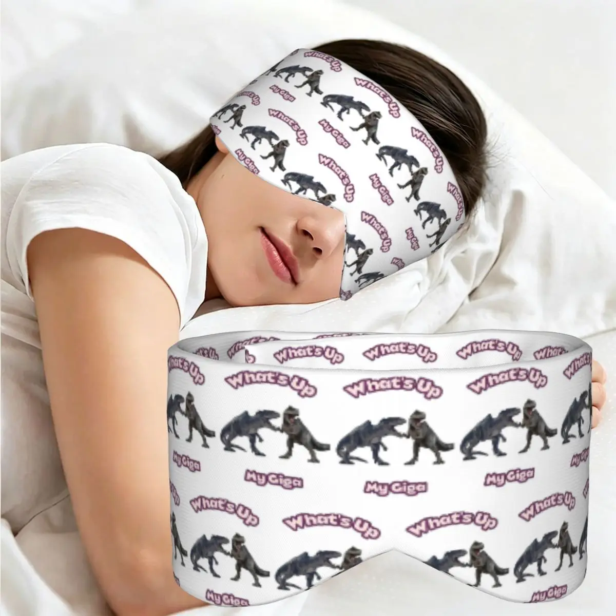 Masque de sommeil portable Game Ark Survival Evolved What's Up My Giga pour filles et garçons, cache-yeux pour la maison
