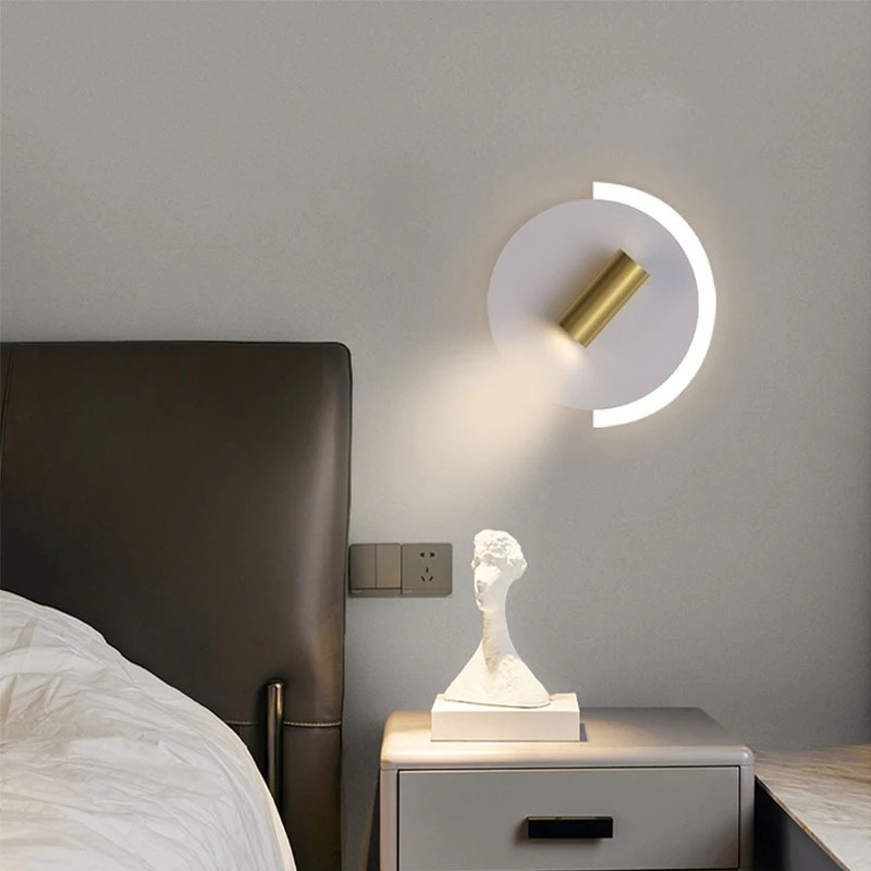 

Modern Indoor Led Wall Light for Bedside Spotlight LED Lighting Bedroom Living Room Home Decoration Wall Lamp Aisle Corridor