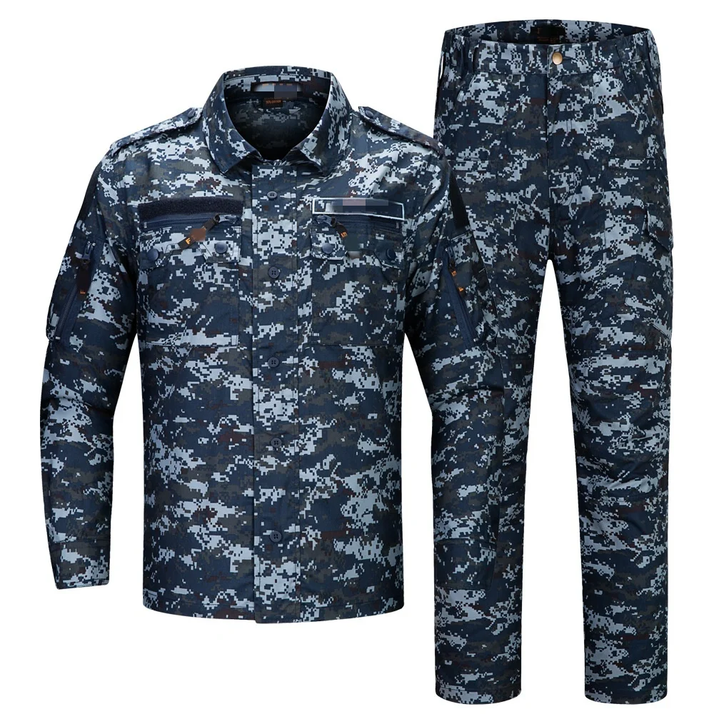 Outdoor Tactical Shirt for Men, Breathable and Wear-Resistant Camouflage Suit, F116