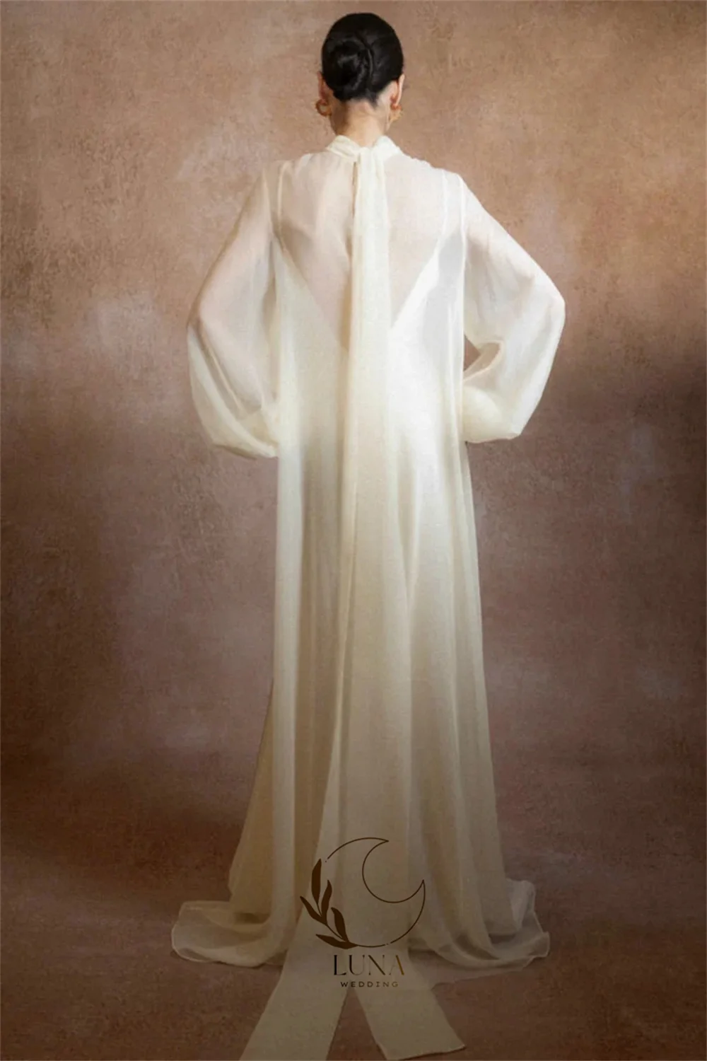 Luna New Elegant Mermaid Wedding Dresses Long Sleeves Loose Style Floor Length vestidos de novia Bridal Gowns Customized 2026