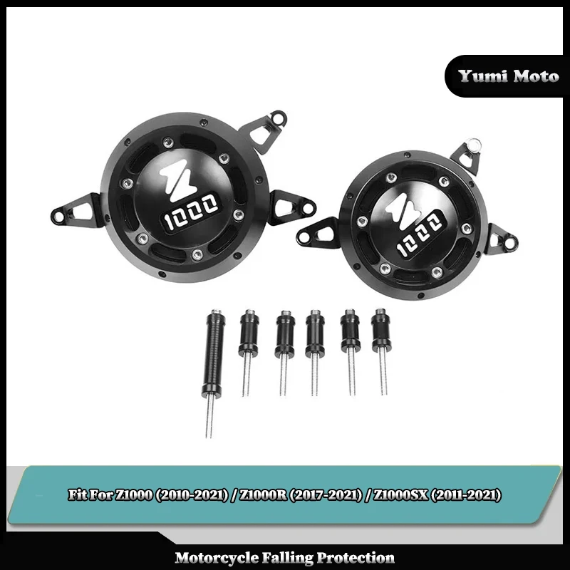 

Fit For KAWASAKI Z1000 Z1000R Z1000SX R / SX 2010-2021 Motorcycle Engine Cover Engine Case Crash Slider Guard Protection Cover