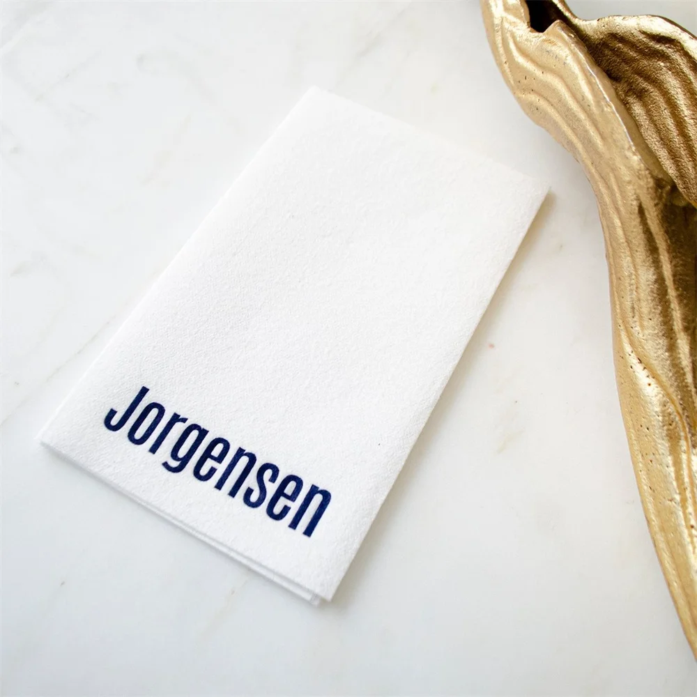 Custom Linen-Like Guest Towels, Hostess Gift, Housewarming Party, Wedding Napkins, Powder Room Napkins, Guest Bathroom Towels, T