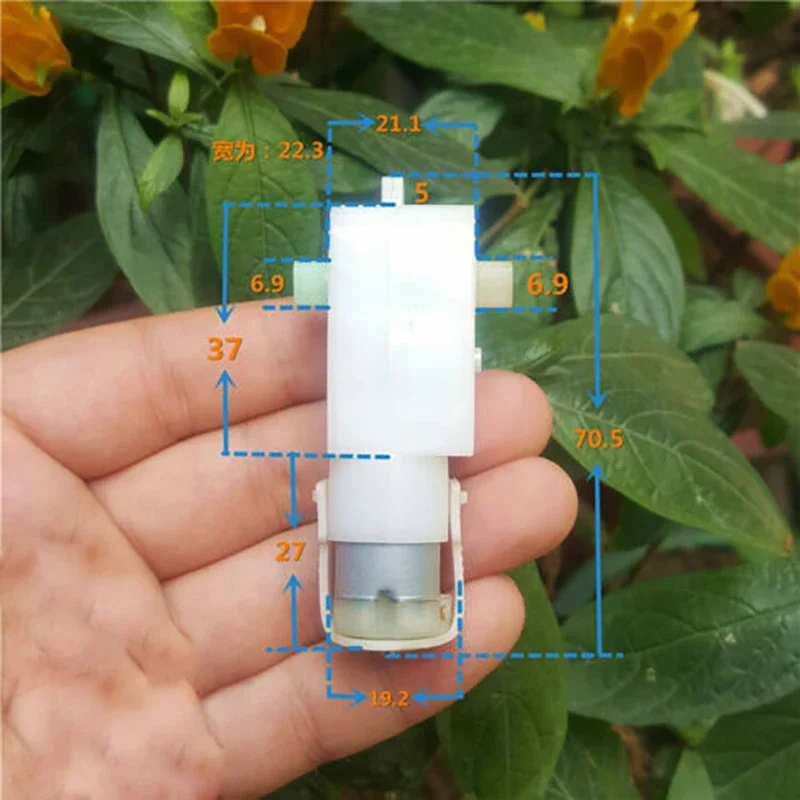 Micro TT-130 T-Shape Gear Motor Dual Shaft Plastic Gearbox Motor DC 3V 5V 6V 40RPM High Torque DIY Robot Smart Car Toy