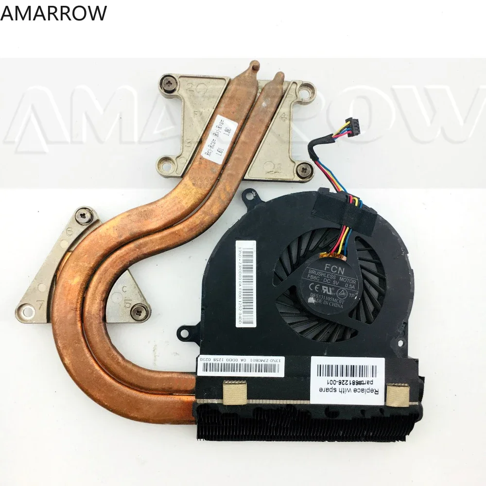 Original Laptop Heatsink Cooling Fan for HP DV4-5000 DV4 CPU Heatsink 681226-001