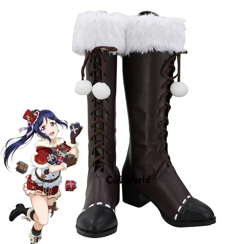 

Love Live Sunshine Aqours Christmas Awaken Matsuura kanan Anime Customize Cosplay Shoes Boots