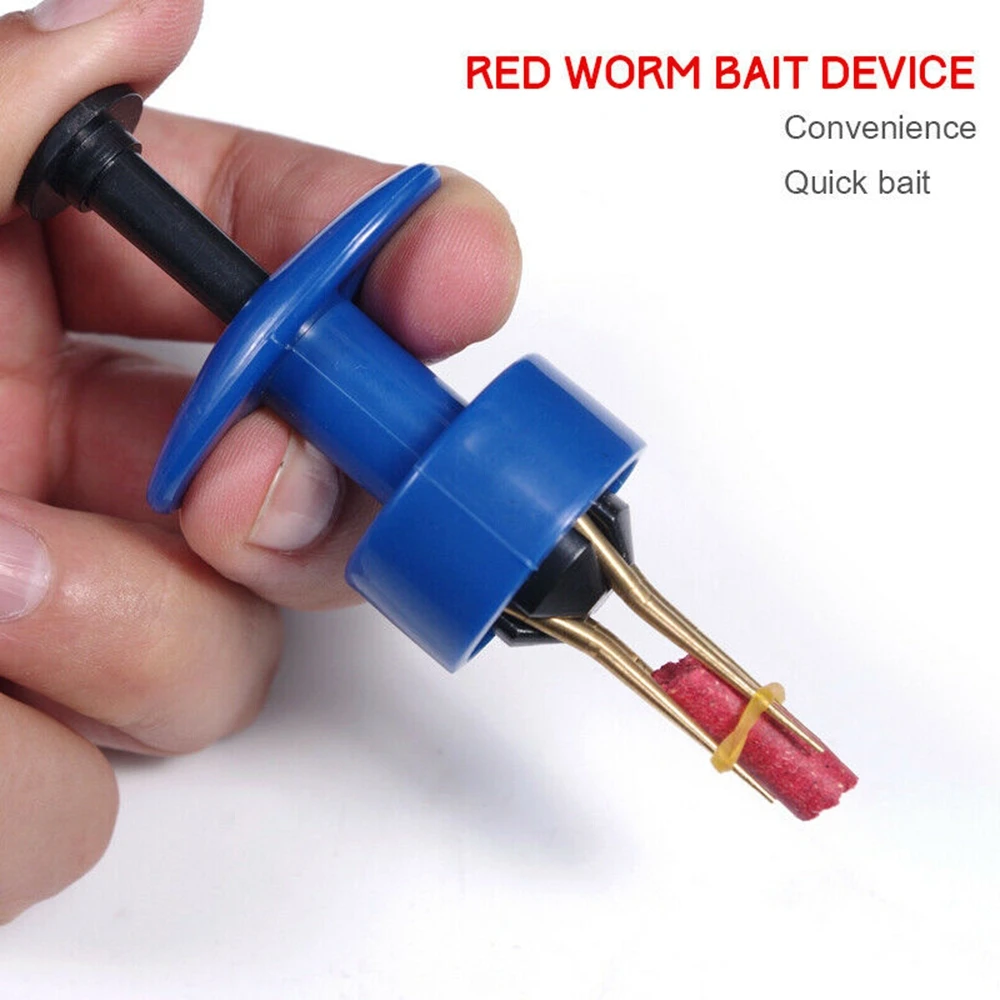 Bait Clip Fishing Accessories for Blood Worm Earthworm Portable Bait Device Elastic Fishing Lines Baits 1Set Tackle - Image 5