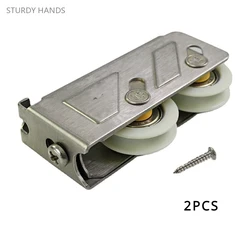 2PCS thickened stainless steel old-fashioned 888 aluminum alloy door and window pulley sliding window groove wheel