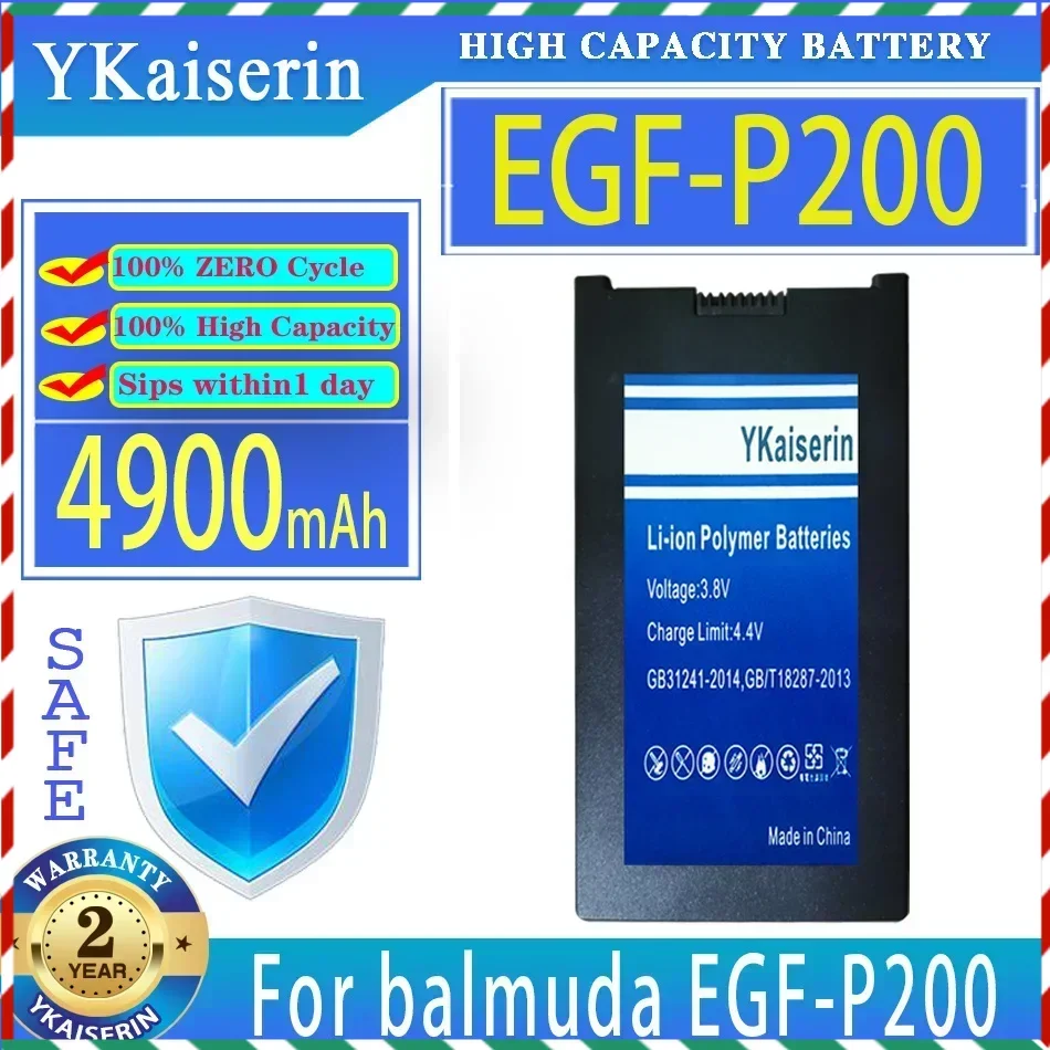 

YKaiserin 4900mAh Replacement Battery EGF-P200 for BALMUDA EGF-1800 EGF-P120 EGF-1680/1800 Bateria