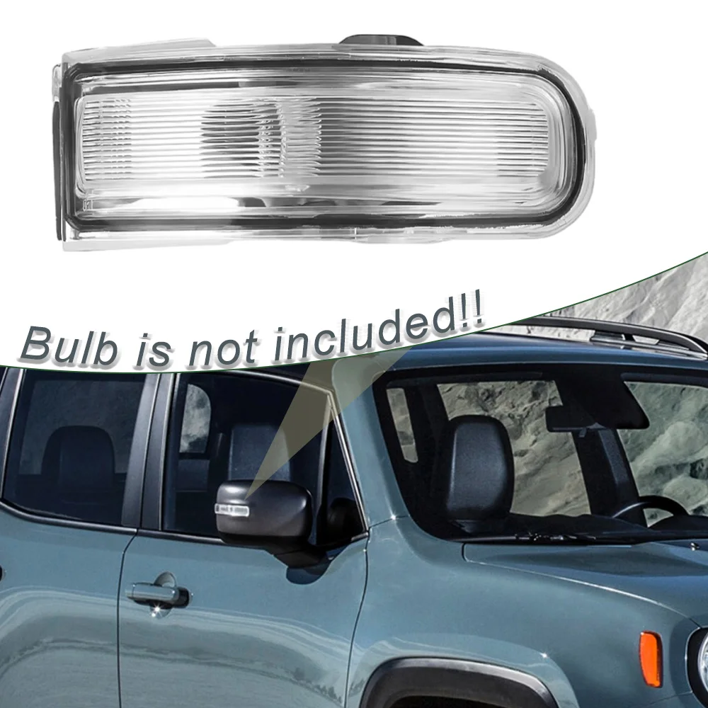 

For Jeep Renegada 2015 2016 2017 2018 2019 2020 2021 2022 Rearview Mirror Turn Signal Light No Bulb 68348178AA 68348179AA