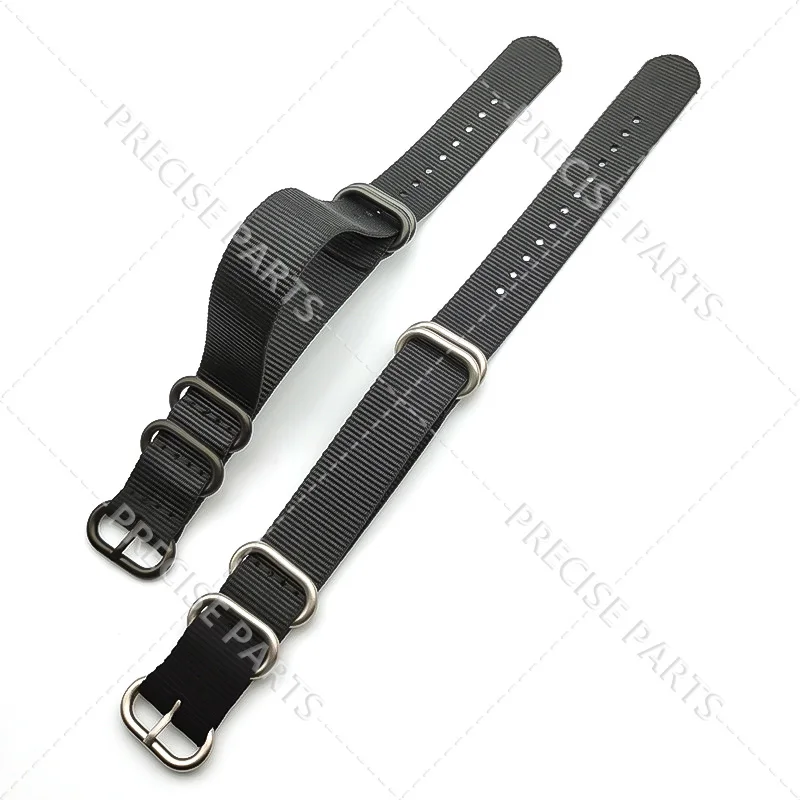 Watch Band 18mm 20mm 22mm 24mm Nato Strap Premium Army Sport Loop Dropshipping Military black buckle Belt bracelet Nylon