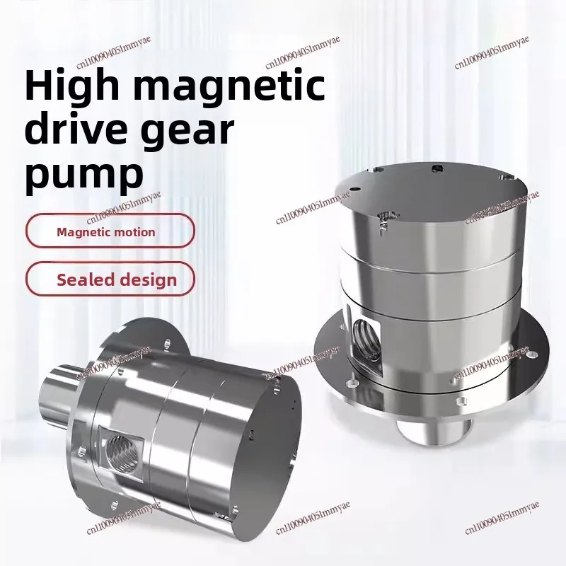Miniature Magnetic Drive Gear High Viscosity Magnetic Pump Single Head