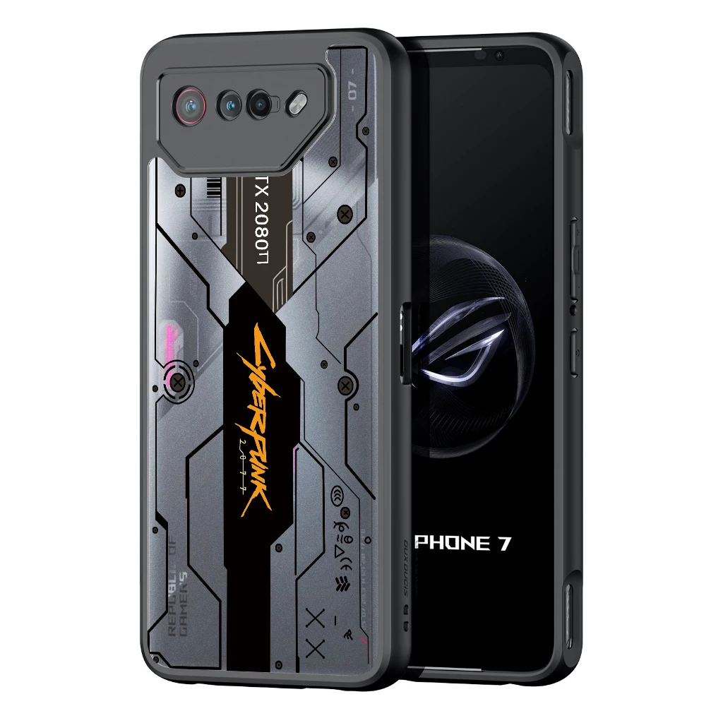 For ASUS ROG Phone 6D Ultimate Phone 6 Pro 7 Ultimate 8 Pro 8 Ultimate Shock Fall Prevention Transparent Case No.17