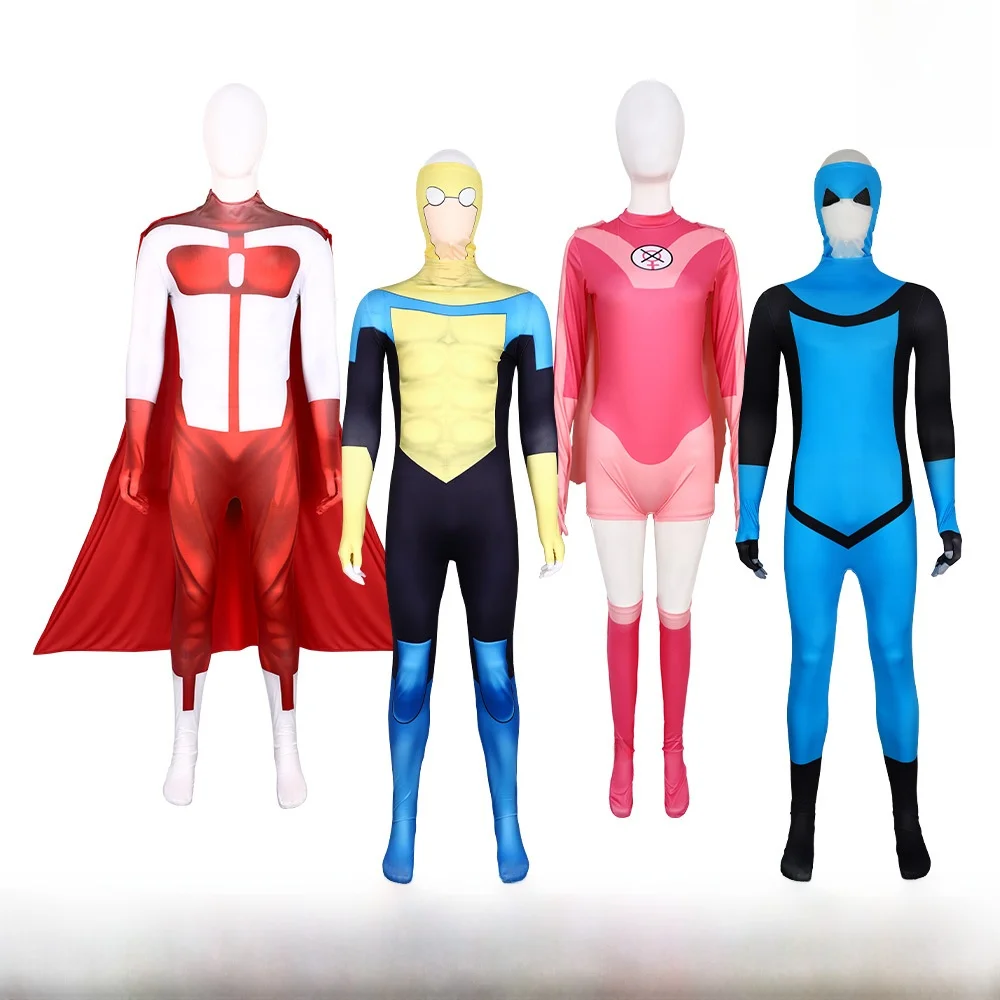 올마이티 히어로 할로윈 코스프레 의상 타이트 슈트 무대 공연 여성 전통 중국 의상 여름 2025