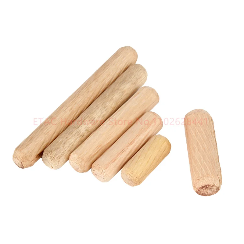 2-30pcs Woodworking Doweling Jig Kit Round Grooved Fluted Wooden Plug Wood Dowel Pins Rod Drilling Guide Locator Tool