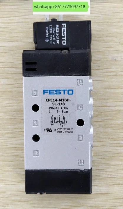 

FESTO Solenoid valve CPE14-M1BH-5L-1/8 196941 CPE14-M1BH-3GL-1/8 196929 CPE14 CPE