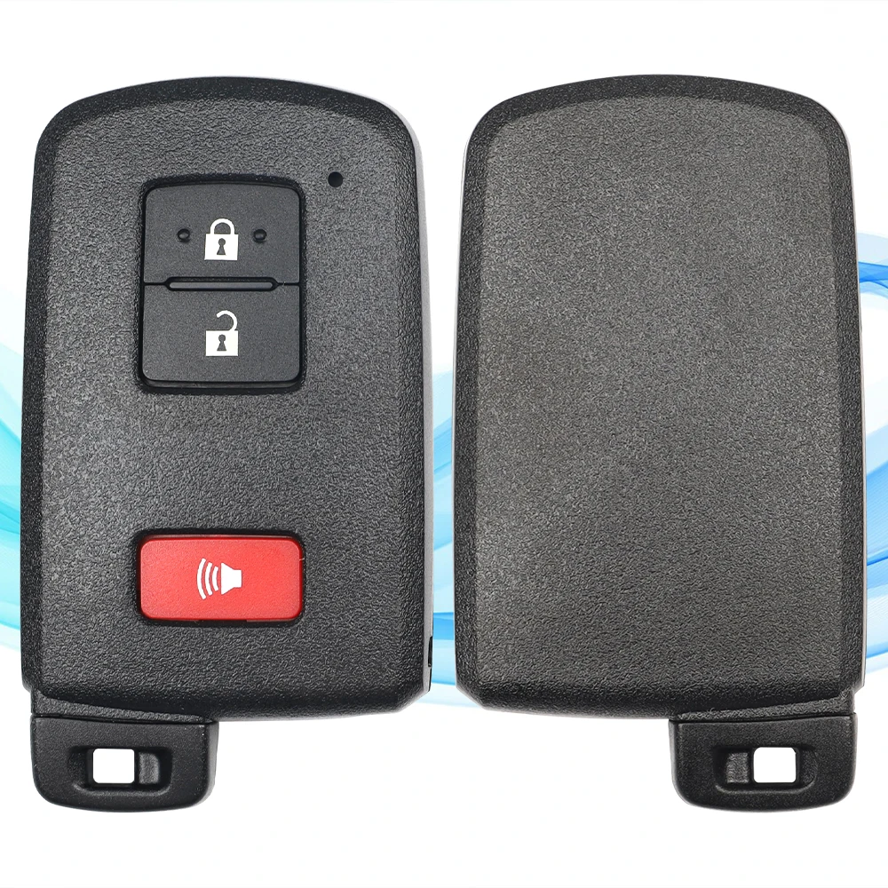 2+1 Buttons Smart Remote Car Key Fob 312-314MHz FCC HYQ14FBA PN 89904-0E091/0E092 for T-oyota Vehicle Transponder Key