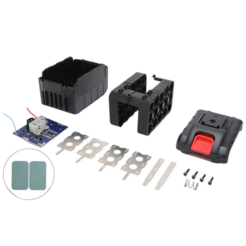 21V 15 Cell Li-ion Lithium Battery Case Pack Kit 18650 Lithium Battery Shell Kit Battery Pack Accessories