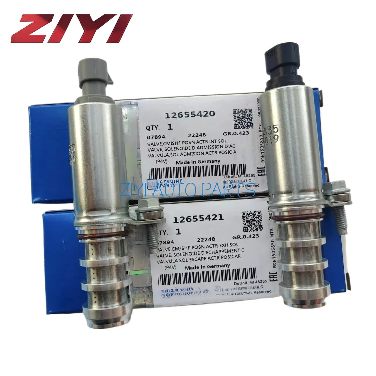 

2PCS 12655420 12655421 Original Intake Exhaust Oil Control Timing Valve For Chevrolet Captiva 2.4 For Malibu Pontiac Buick Regal