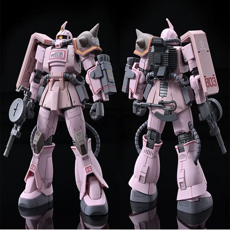 

Bandai HG MS-06D ZAKU DESERT TYPE РОЗОВЫЕ ПАНТЕРЫ СЕСЫ Gundam Аниме Фигурка Сборка Модель Игрушки Украшения Подарок Детям