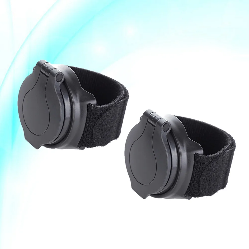 

2Pcs Bicycle Rear View Mirror Adjustable Wrist Mount Bike Mirror for Cycling Safety Compact Design High Definition Wide Angle