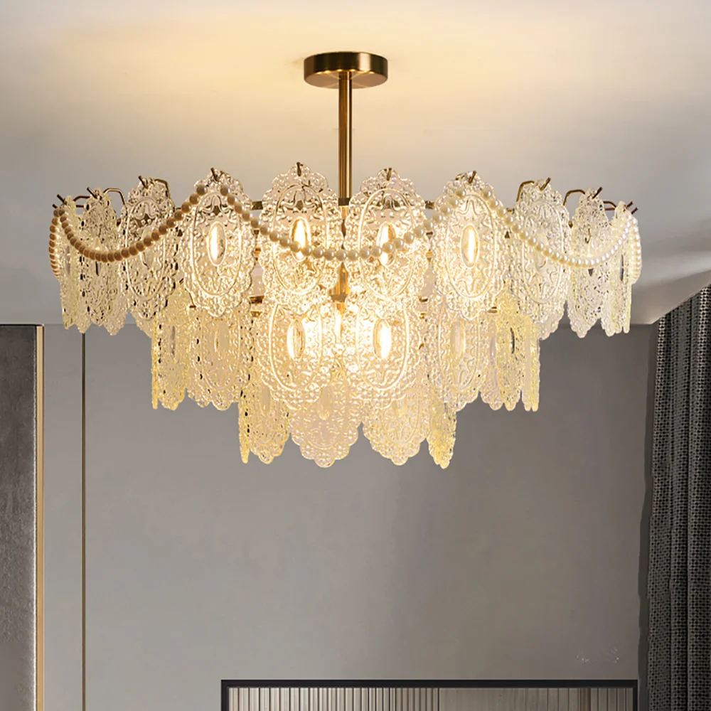 Plafonnier LED en cristal doré au design moderne, luminaire décoratif d'intérieur, idéal pour une chambre à coucher ou un hôtel, vente en gros