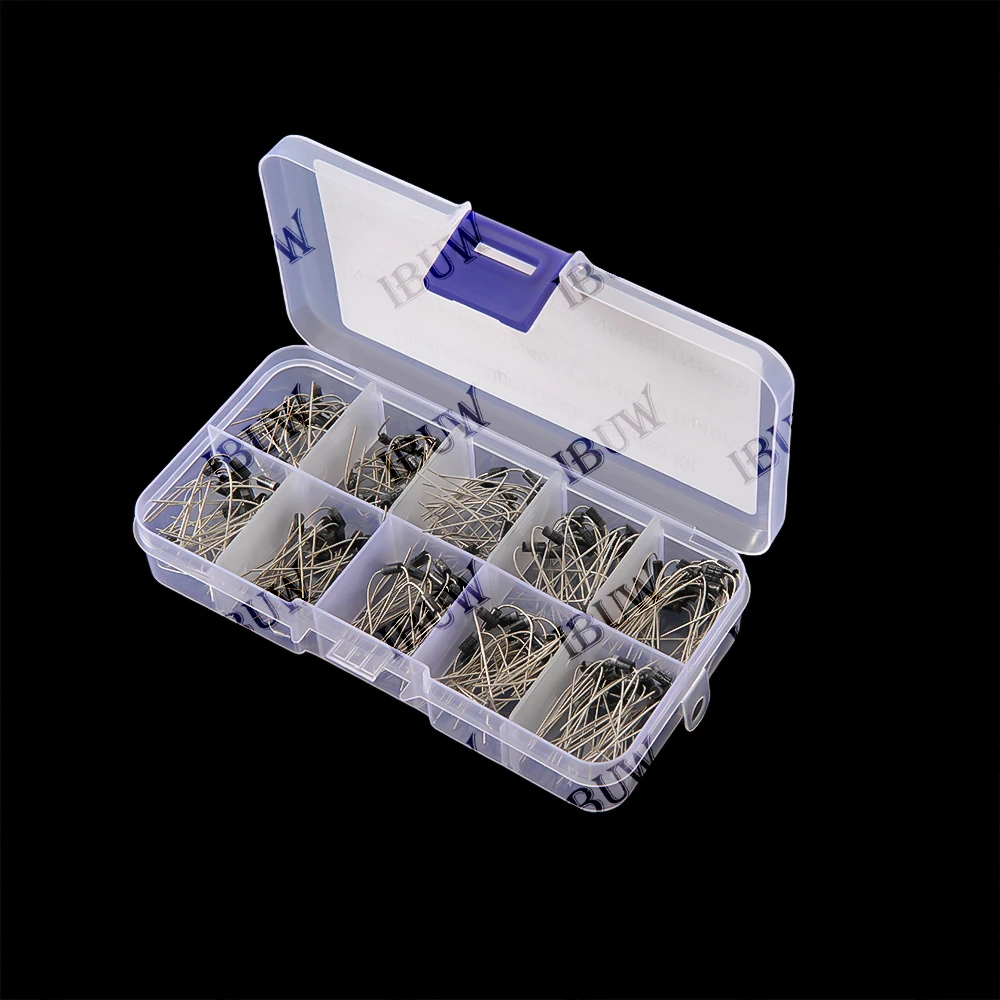 200PCS 10 Values Rectifier Diodes KIT 1N4001 1N4004 1N4005 1N4006 1N5817 1N5818 1N5819 DIP 1N4002 1N4007 1N4003