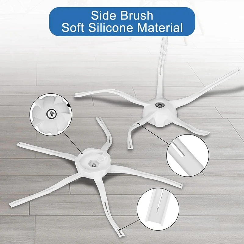 Main Side Brush Hepa Filter Mop Cloth For Xiaomi Roborock Q7 Q7+ Q7 MAX+ S7 T8 Robot Vacuum Replacement Spare Part