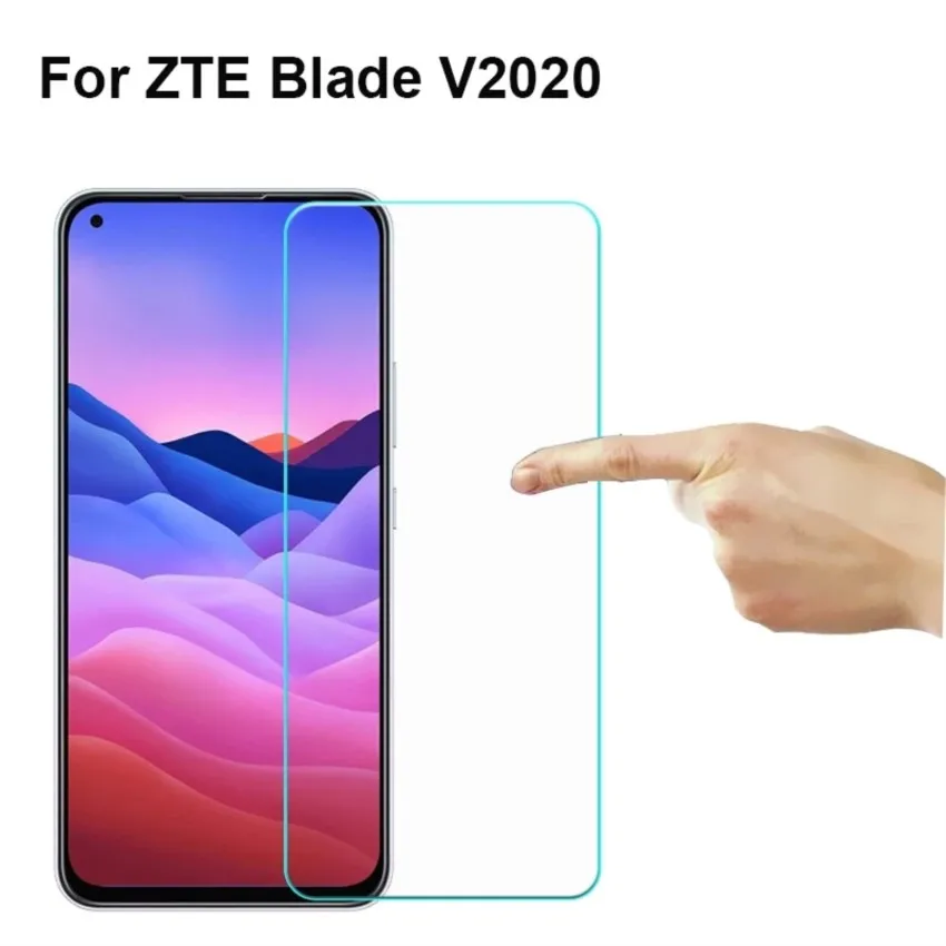 2pcs 2.5d tempered glass for zte blade v 2020 screen protector toughened protective film for zte blade a5 2020 glass guard