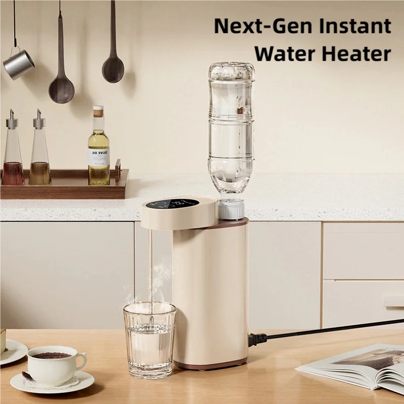 Picture 3: TINSOL 2000W Instant Water Heater, 3-Second Fast Heating, Portable Home Desktop Instant Water Heater with 5-Level Adjustment