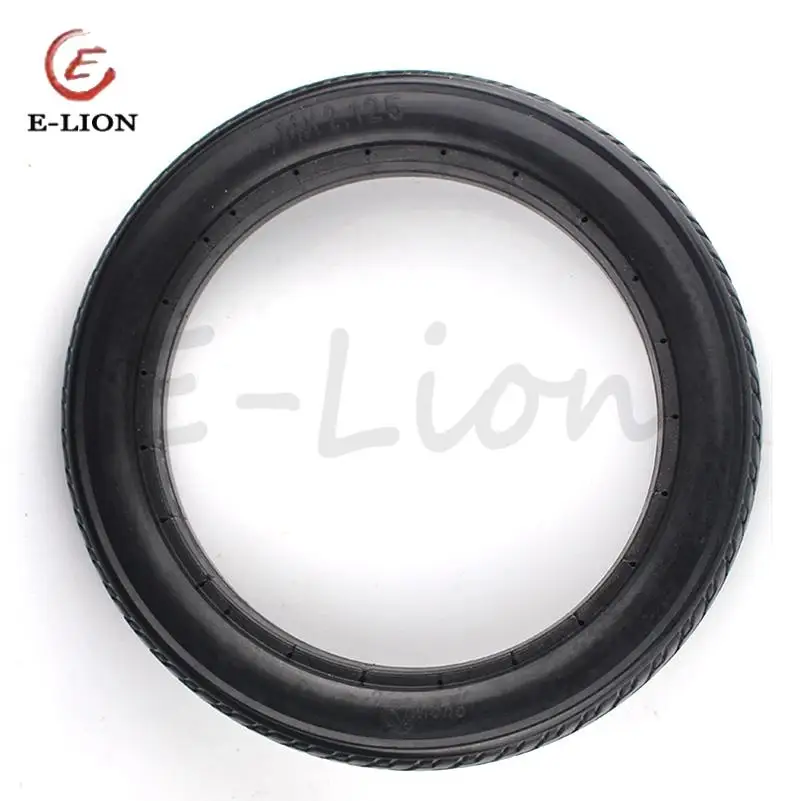 Ban 14 Inci Berkualitas 14X2.125 Ban Padat 14*2.125 Ban Roda Bebas Inflasi untuk Sepeda Listrik Lipat E-bike