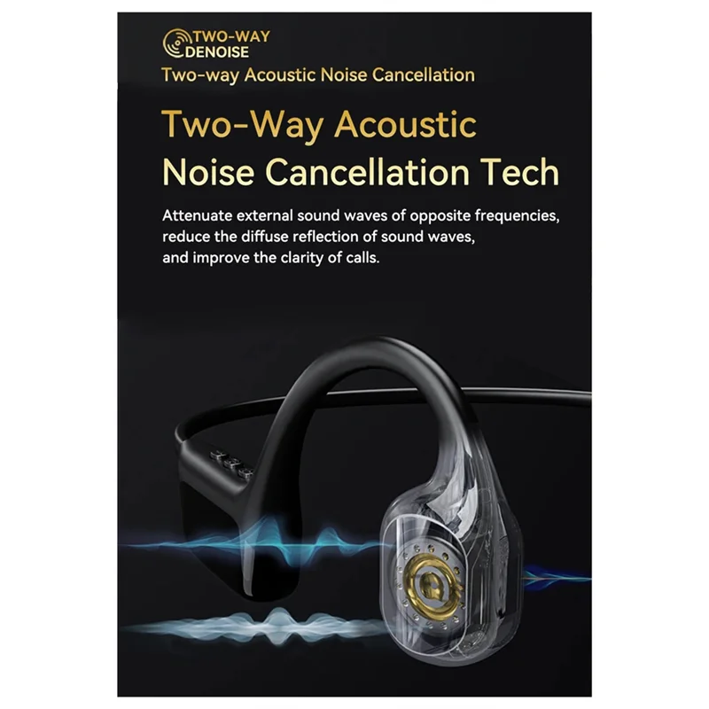 Excellent-S10 Bluetooth 5.4 Bone Conduction Wireless Headphones 30 Meters Depth IPX8 Waterproof Swimming Headsets 32GB MP3 Playe