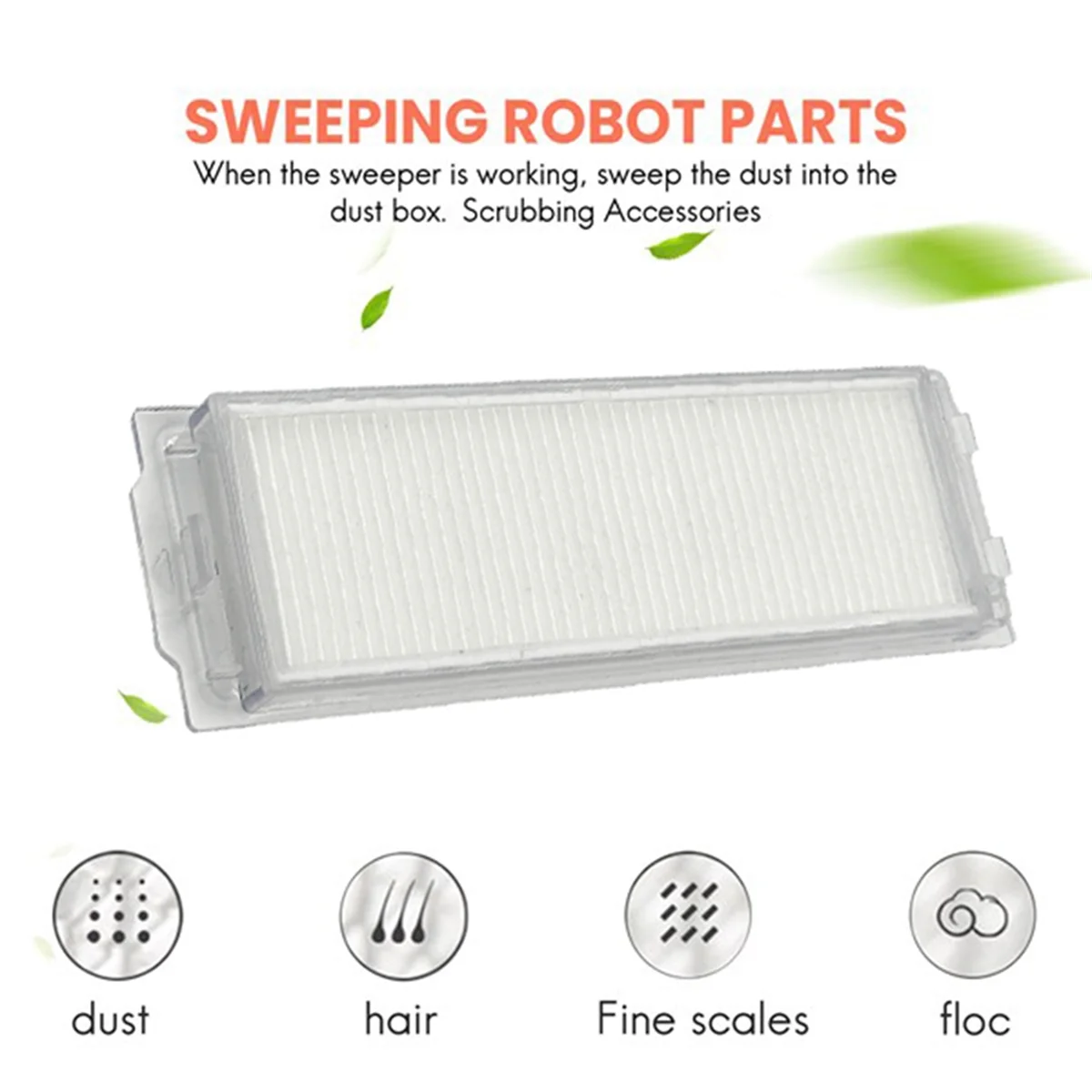 Комплект аксессуаров для M30 Pro C107, запасные части для пылесоса, тканевый мешок для пыли, фильтр Hepa, основная боковая щетка