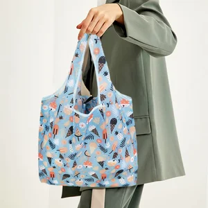 1pc Mode Folding Impression umweltfreundliche Klappeinkaufstasche Praktische Taschen 8 Hauptverkaufs -Tasche - №8