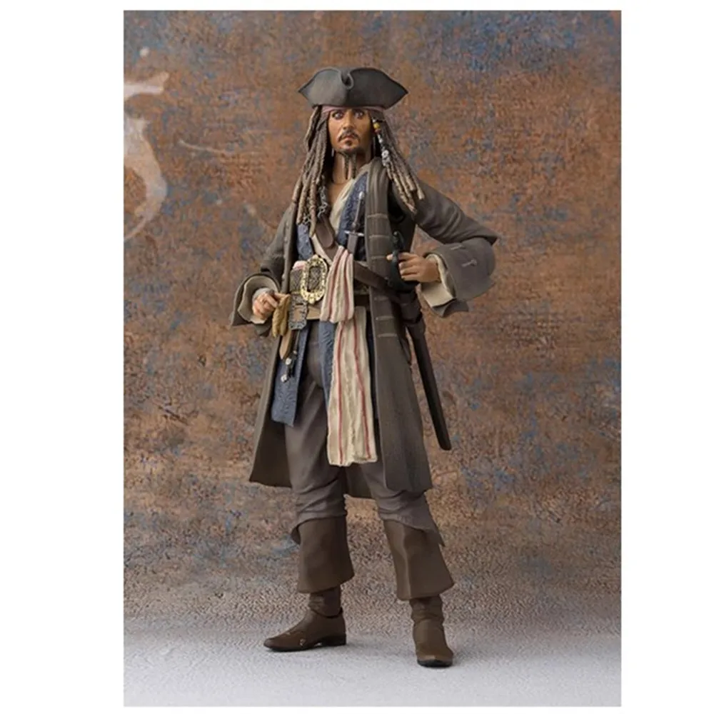 Pirates of The Caribbean Figure 1557 Jack Sparrow High-end Anime Action Collection Desktop Ornament Decoration Children Toys