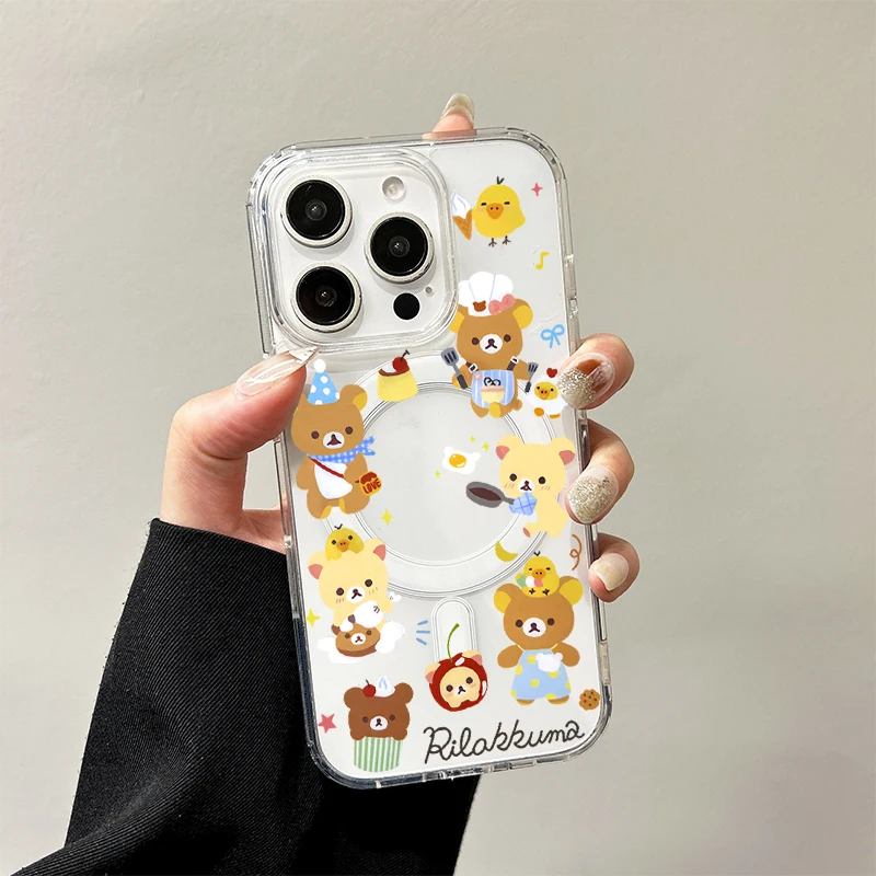 Chef Cooking R-Rilakkuma Case for Samsung Galaxy S26 S25 Edge S24 S23 Ultra Plus FE A57 A56 A55 A54 A36 A35 A17 A16 Hard Cover