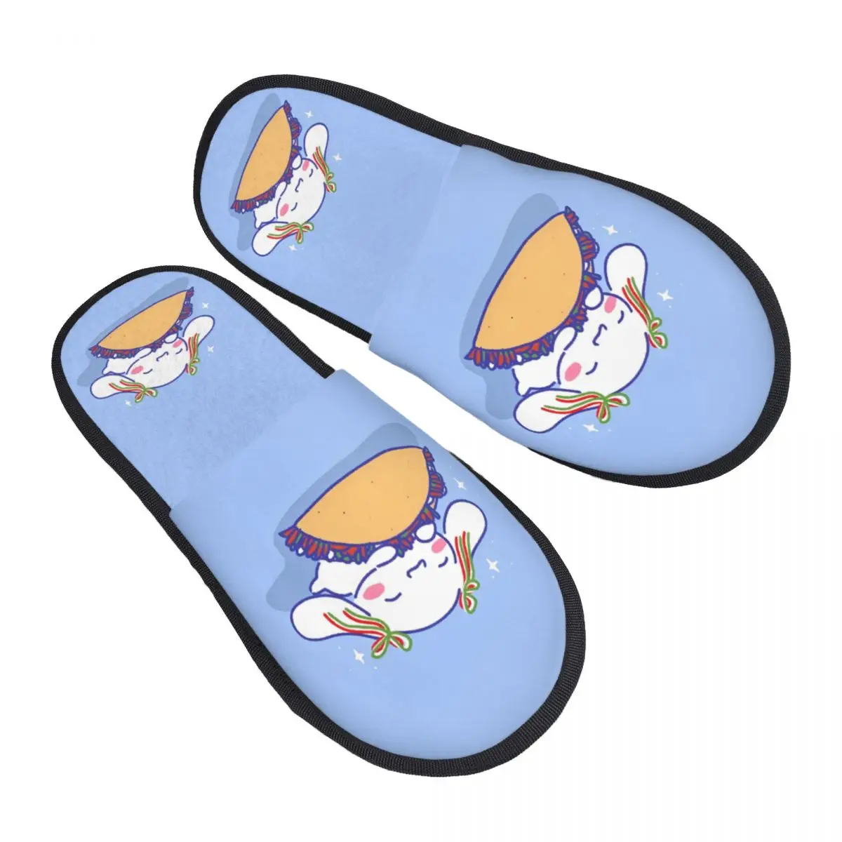 مخصص سينامورول رغوة الذاكرة النعال النساء دافئ دافئ الأبيض بيت الكلب النعال #1