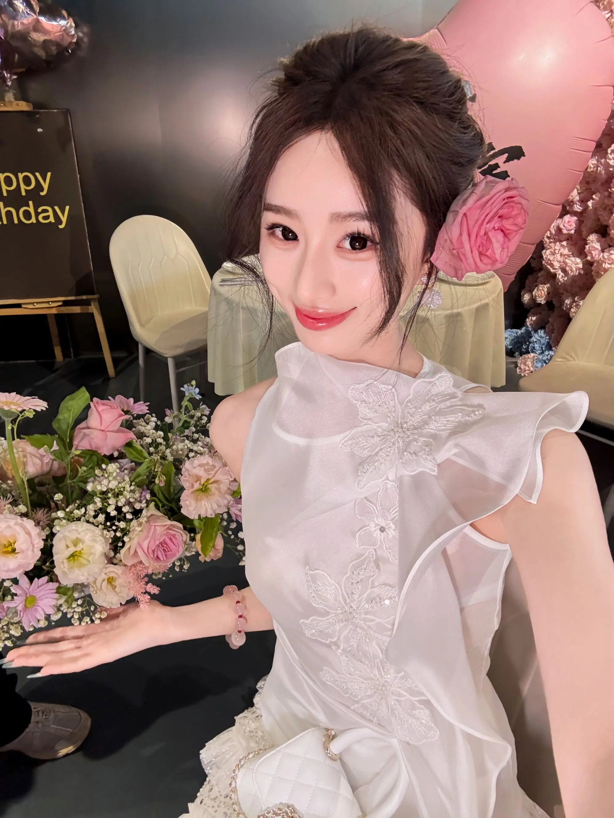 

Элегантное кружевное платье Svel Angel для свадьбы, модное, стройнящее, с цветочным дизайном, Xiaoxiao Yu, женское платье