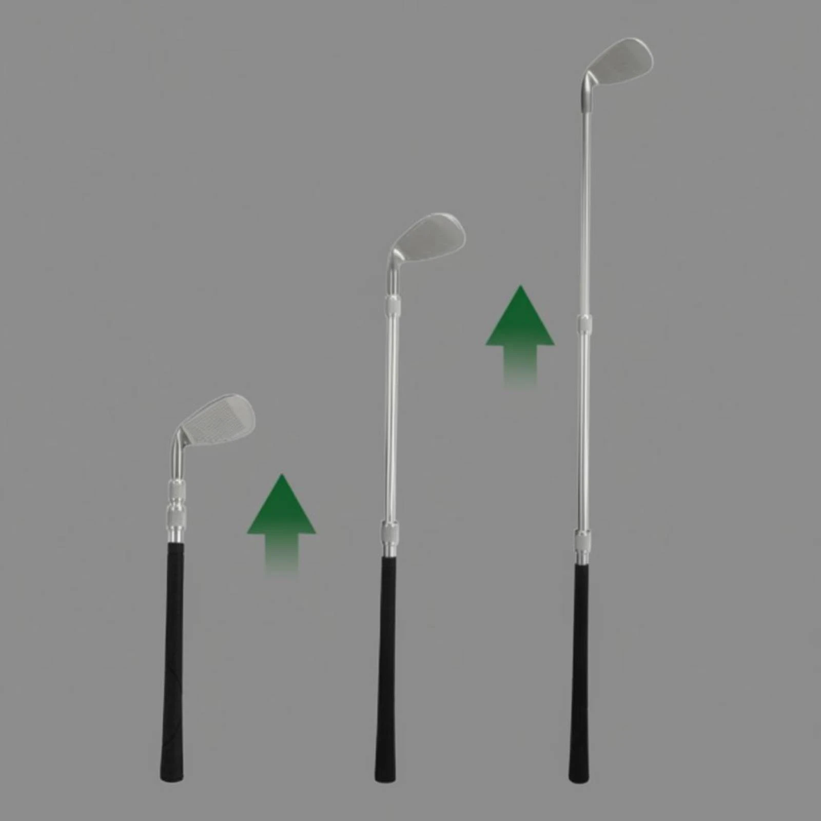 

Telescopic Golf Chipper Long-Lasting Telescopic Golf Club Sports Equipment Easy to Stowable and Carry Portable for Young Players