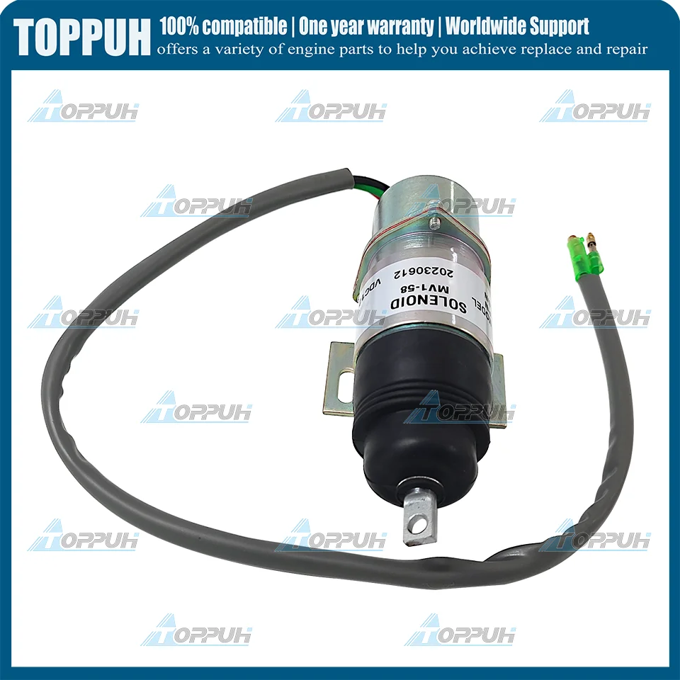 

12V Solenoid 894453-3411 8-94453341-0 MV1-58 for Hitachi Isuzu 4JG1 4JG2 6BG1 6BB1 Good Quality