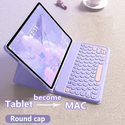 For Lenovo Tab M11 Plus 11.5 2024 M11 K11 B11 11 Inch M10 Gen 3rd M10 Plus 3rd 10.6 P11 Plus 2nd 11.5 Detachable Keyboard Case