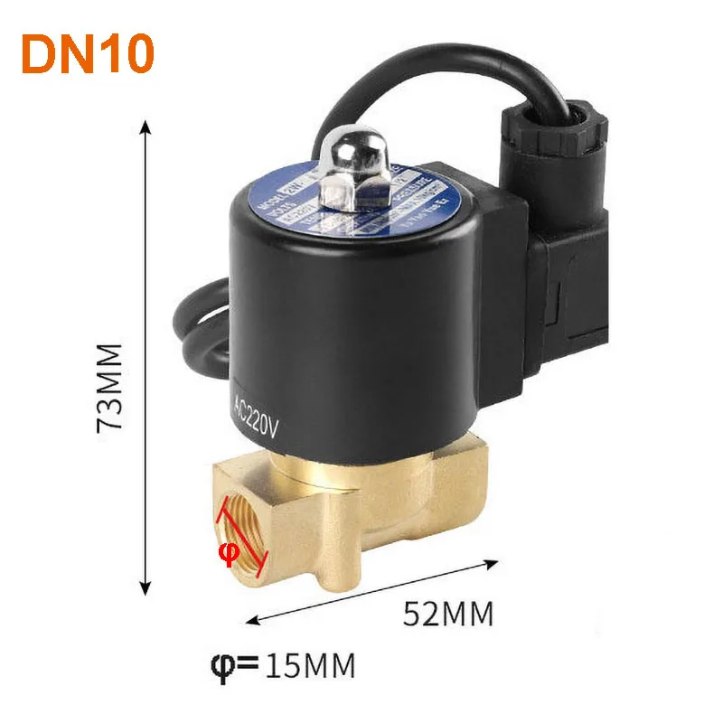 Detalhe 3 de Válvula solenoide 1/2'' Água e vapor