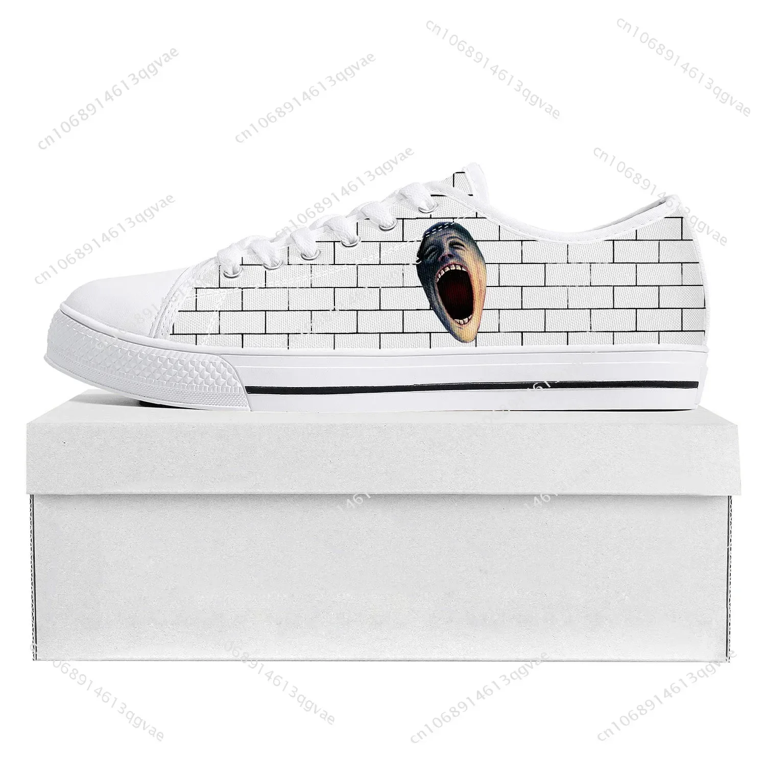 

We'Re Pink Just Two Lost Souls The Wall Low Top Sneakers Floyd Mens Womens Teenager Sneaker Couple Custom Shoes