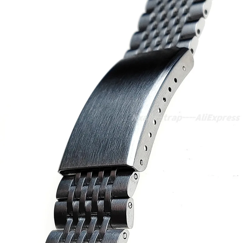 Solid Stainless Steel Strap 18mm 20mm 22mm Curved End Men\'s Metal Watchband for Seiko for Rolex for Citizen Watch Bracelet