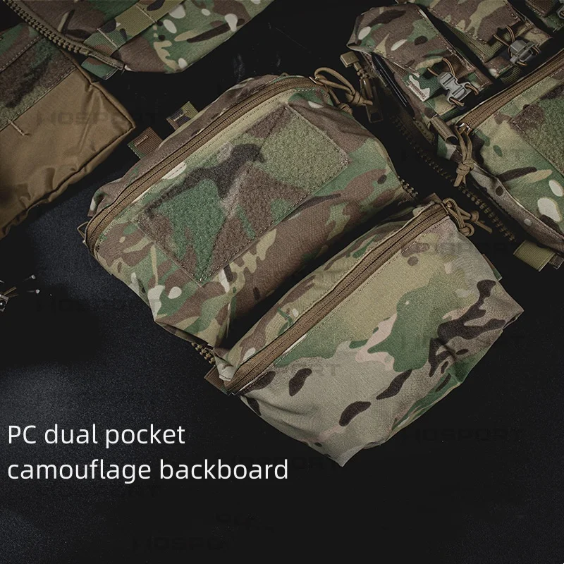 Dual Bag Camouflage Backboard V5 Tactical Vest Multifunctional Accessories Outdoor Hunting CS Clothing Adaptation Ferro Tactical