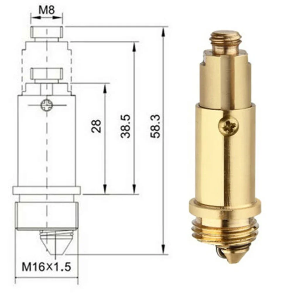 Sink Fitting Bouncing Core Sink Drain Stopper Solid Brass Easy Pop-up Design M8 Screw Thread Sink High Quality