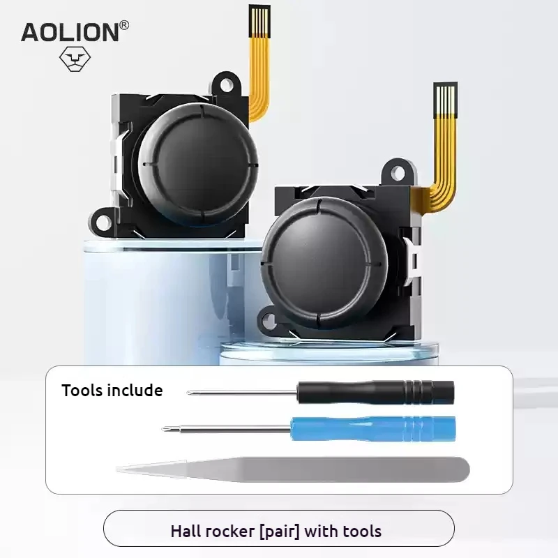 Aolion  Switch Joycon Hall Joystick  Drift Original Joystick For Nintendo Oled Gaming Console Lite Handheld Button Accessories