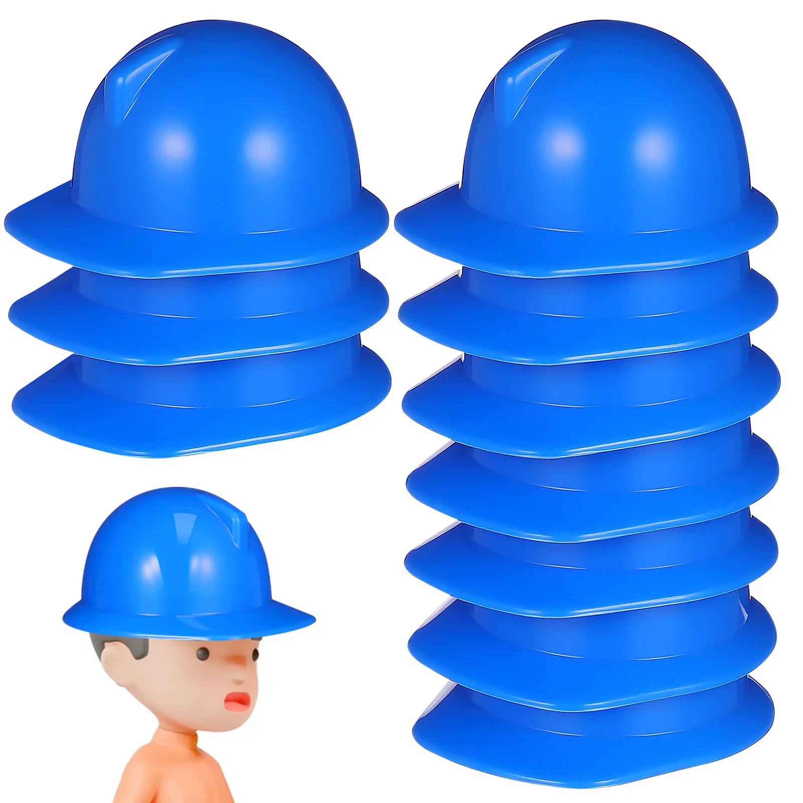 

10 шт. пластиковых мини-шлемов: универсальные декоративные колпачки для мини-фигурок, моделей животных, украшения для тортов и бутылок вина