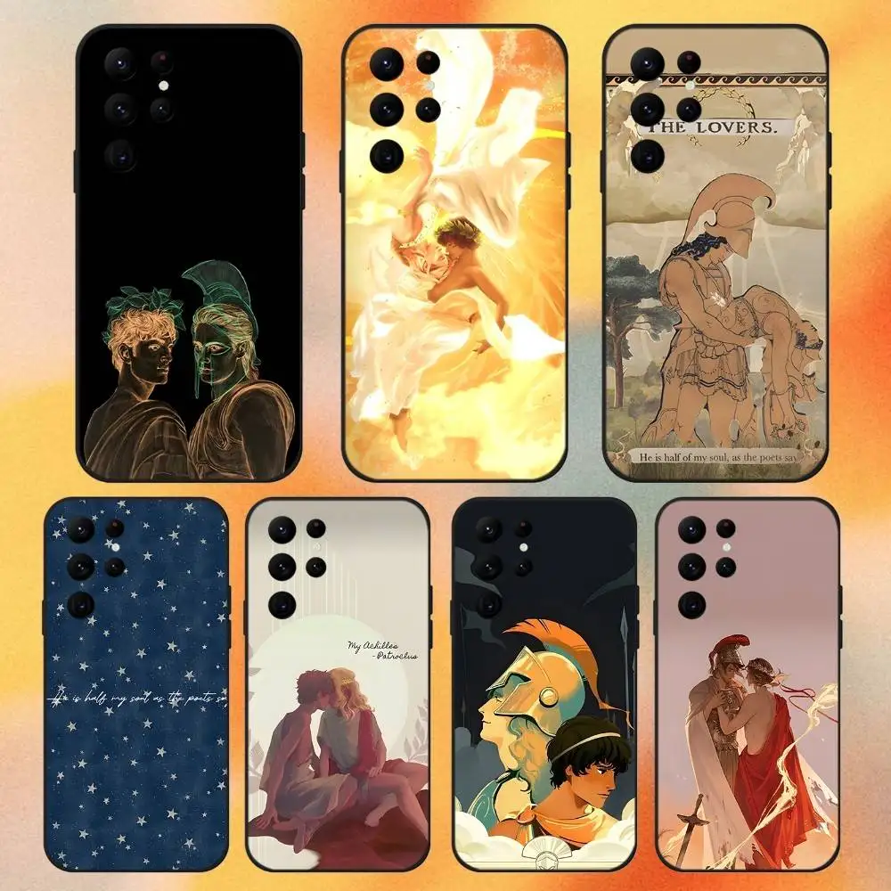 

The Song of Achilles Phone Case For Samsung S 25,24,23,22,30,21,10,9,Ultra,Plus,Lite,FE,4,5G Black Soft Case